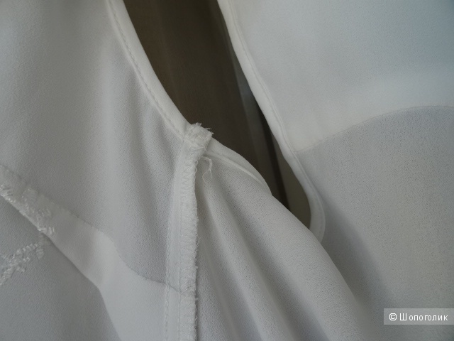 Блузка "Zolla" с шитьём и жемчугом, размер S, б/у