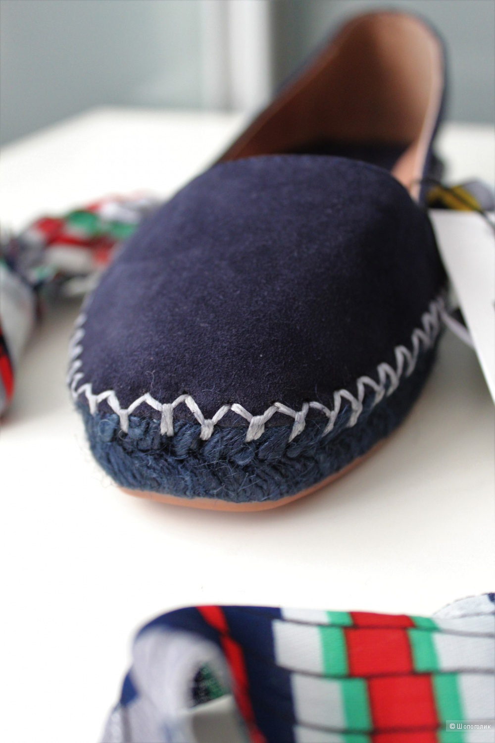 Новые замшевые эспадрильи с лентами Zara р-р 36