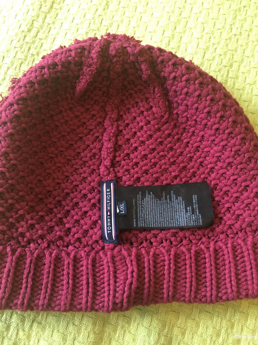 Шапка хлопковая Tommy Hilfiger l/xl