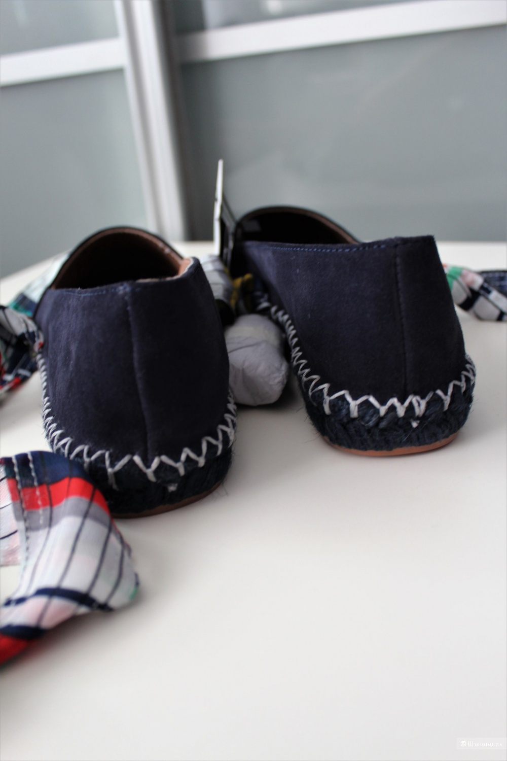 Новые замшевые эспадрильи с лентами Zara р-р 36