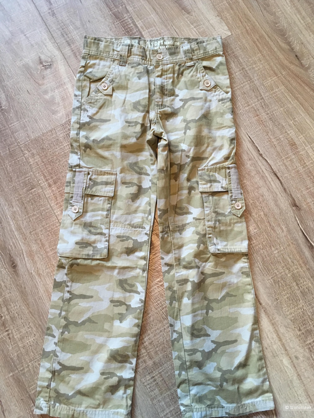 Брюки-карго для мальчика в милитари стиле, Kihawo, рост 140, новые