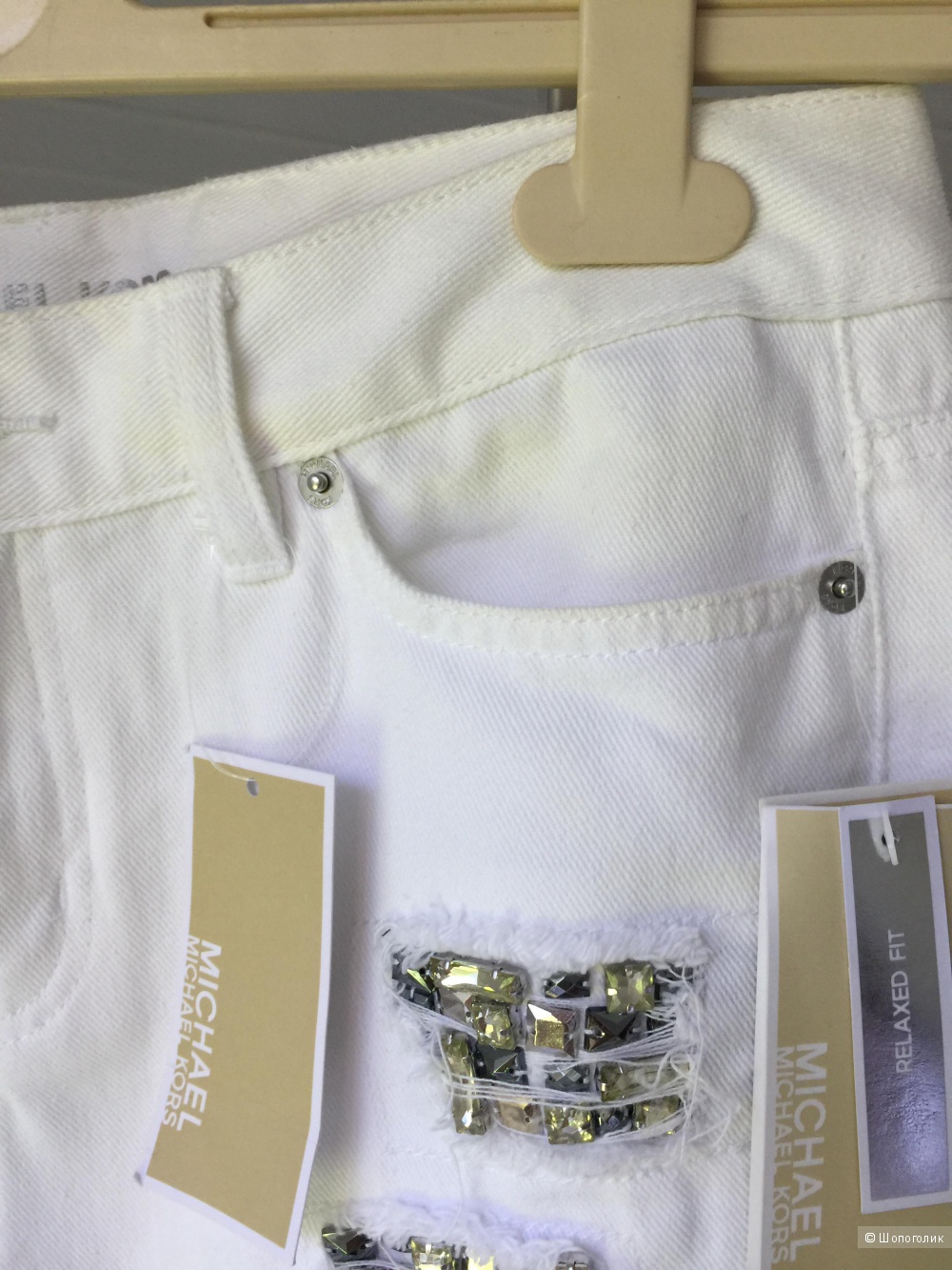 Джинсы белые Michael Michael Kors, размер 2/26