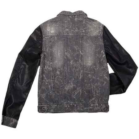 Новая стильная куртка, построенная на сочетании двух фактур. 128 р-р, Gulliver.