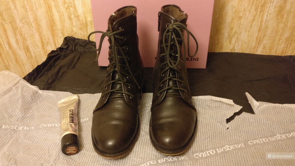 Ботинки кожаные еврозима Carlo Pazolini 38 размер