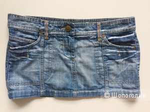 Юбка короткая джинсовая  марка Trf Denim  размер M