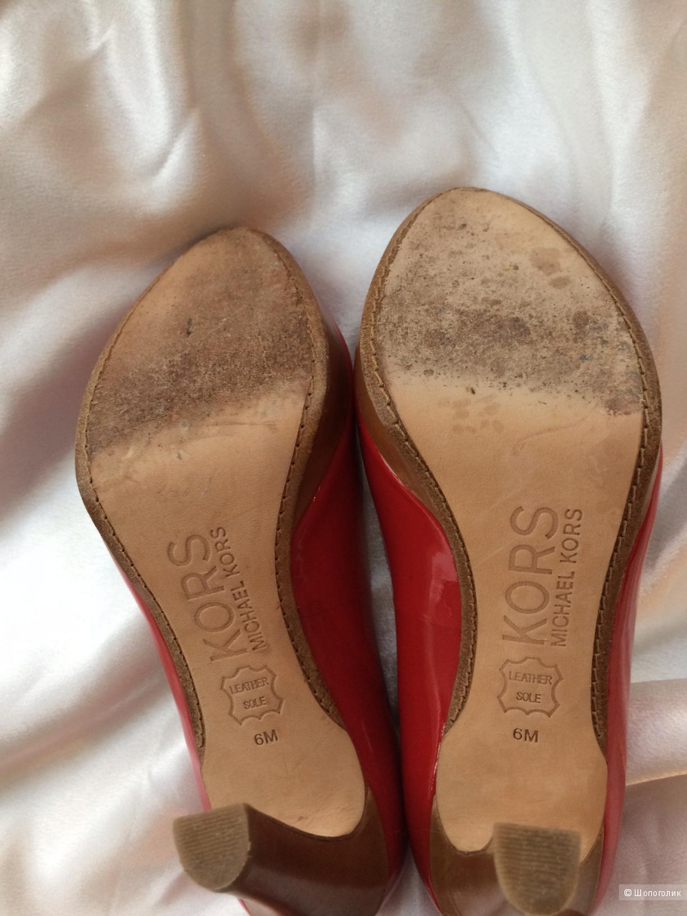 Красные лаковые туфли KORS Michael Kors / 36,5-37
