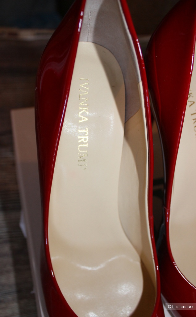 Туфли лодочки Ianka Trump kayden 4 red patent. Размер 9 М (наш 38,5-39 р)