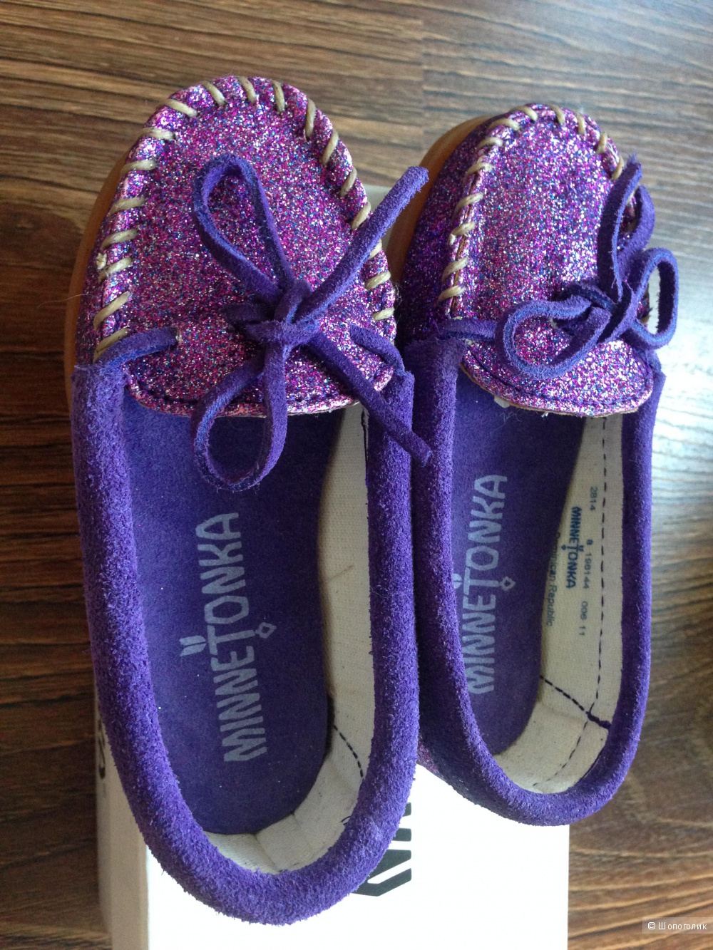 Детские брендовые мокасинки от Minnetonka для левочки Новые