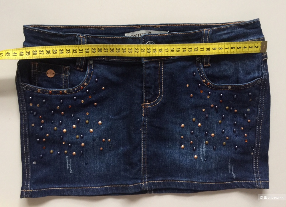 Юбка короткая джинсовая  марка TOXIK3&Jeans  размер M