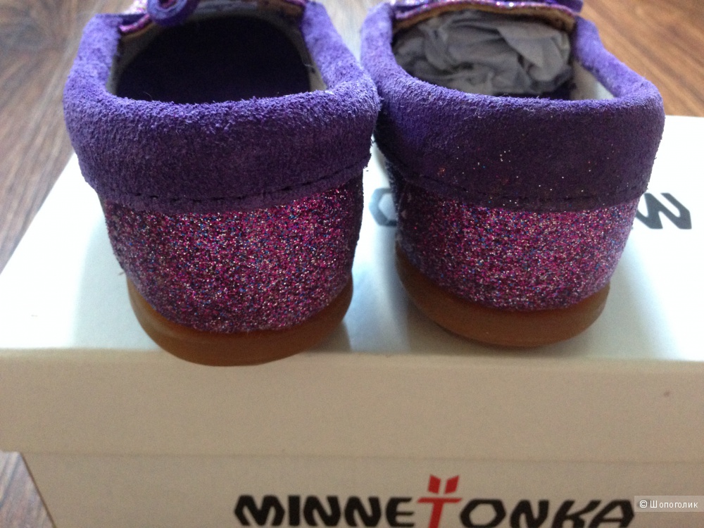 Детские брендовые мокасинки от Minnetonka для левочки Новые
