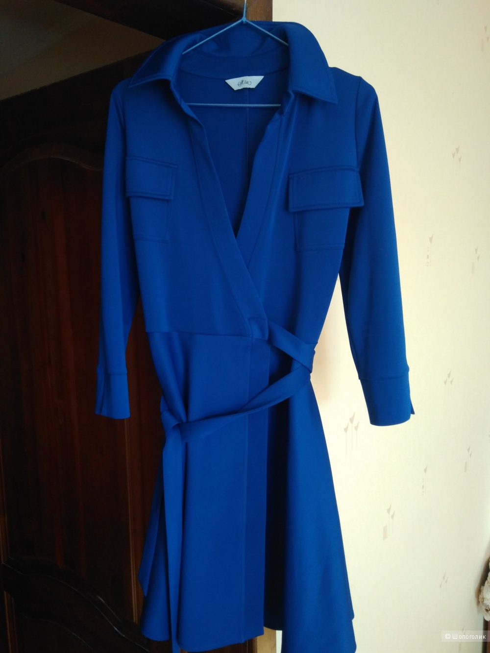 Платье дизайнера SL-IRA синее размер 46