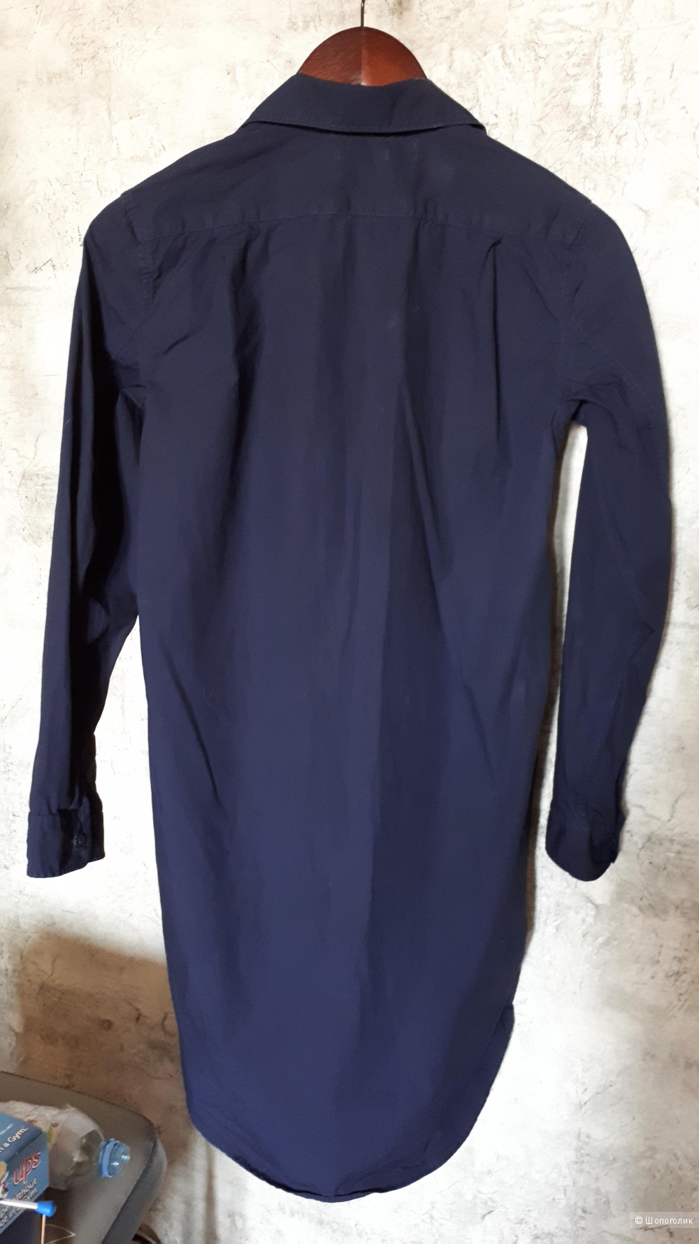 Туника-рубашка Gap из хлопка темно-синего цвета S