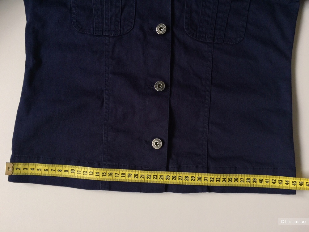 Джинсовая куртка темно -синего цвета марки BELY Jeans размер 12 (рост 152)