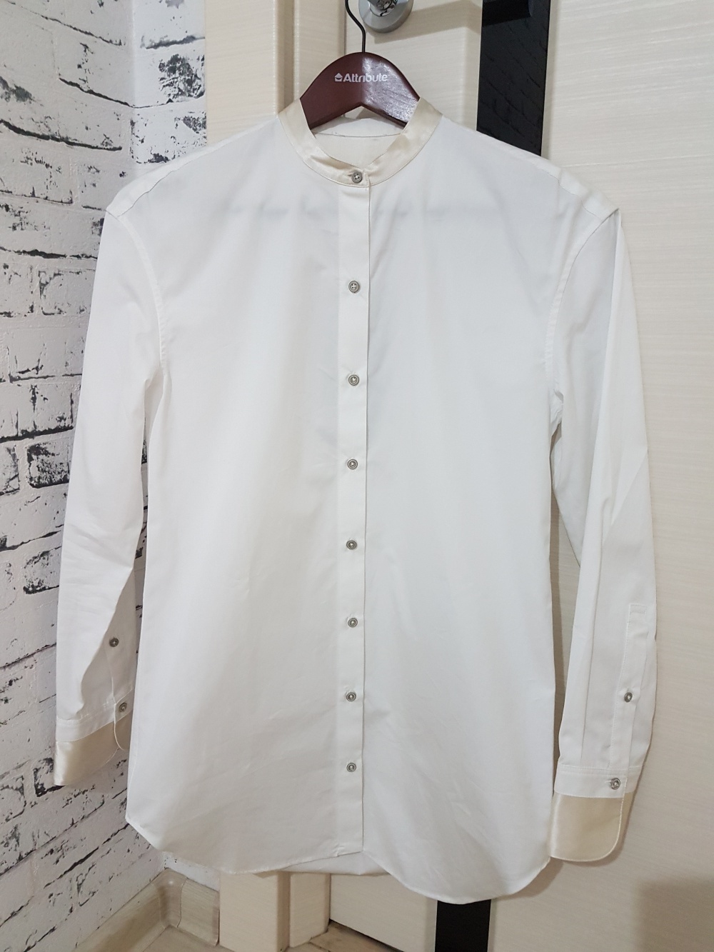 Удлиненная блузка Rag&Bone, хлопок и шелк, размер 42-44