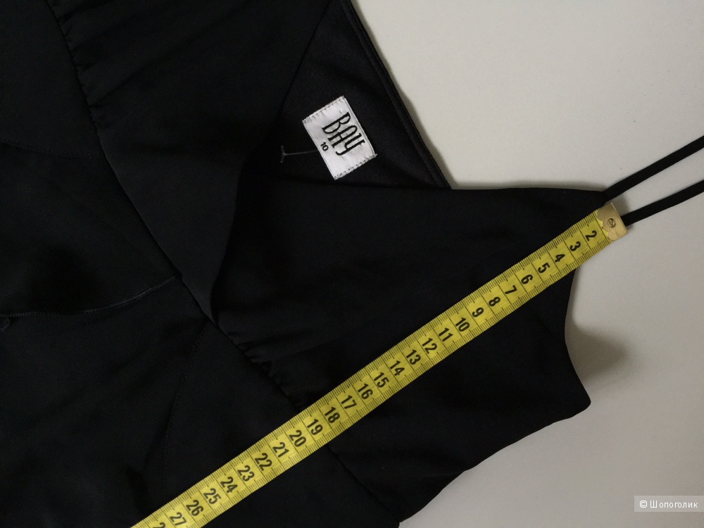 Коктельное платье- сарафан  из шифона на бретелях марка BAY размер 40-42