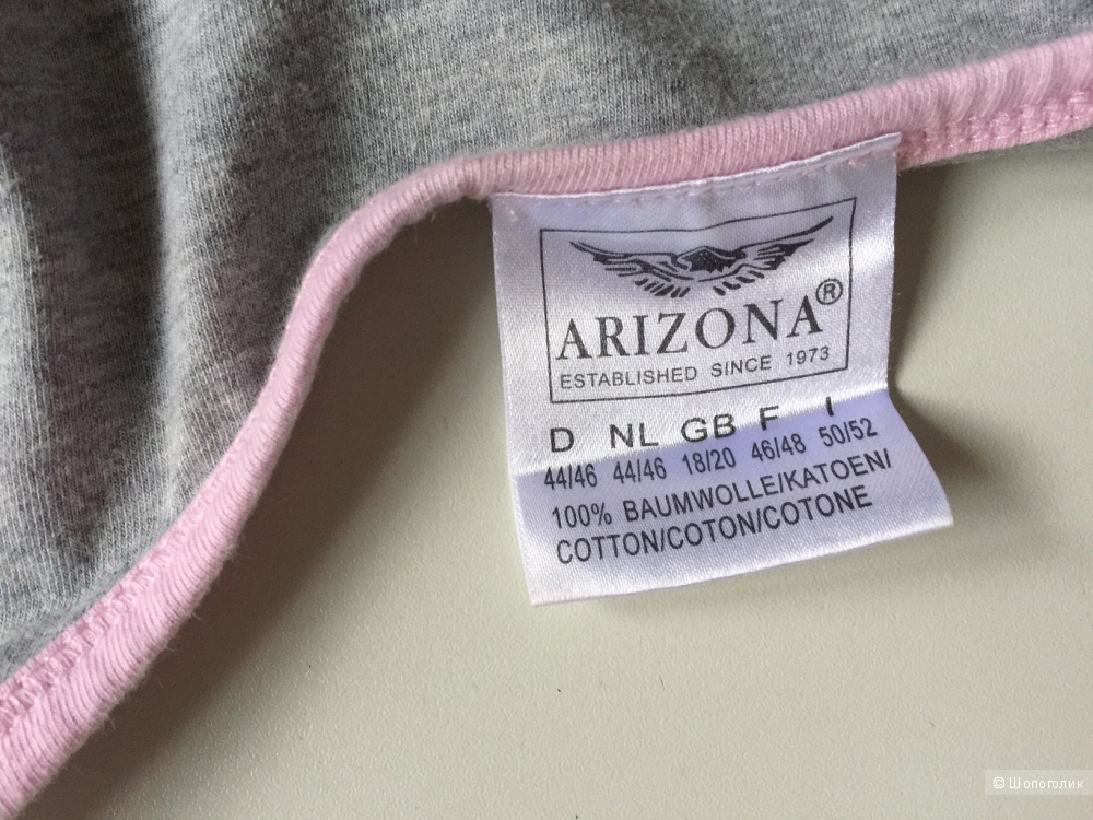 Топ серый  марка Arizona трикотажный  размер 44-46