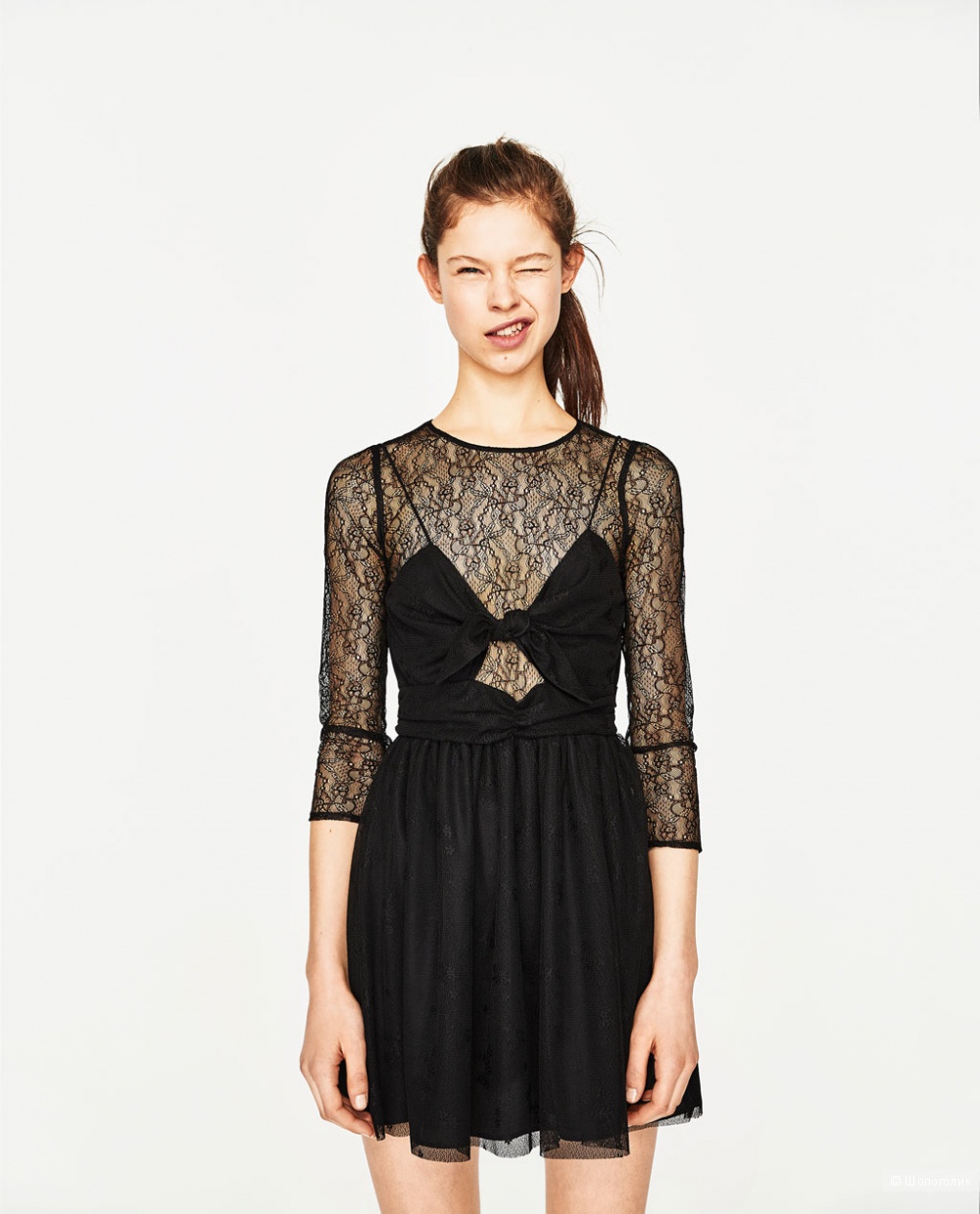 Новое кружевное платье Zara р-р S