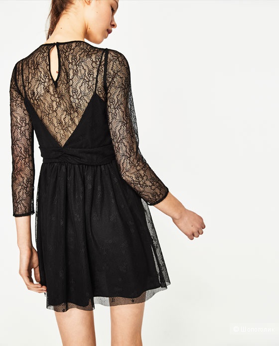 Новое кружевное платье Zara р-р S