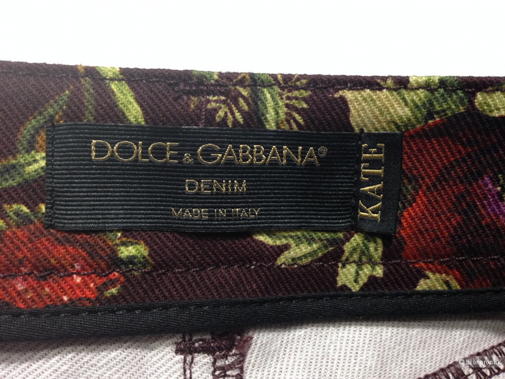 DOLCE&GABBANA джинсы из легендарной коллекции с ключами р.40 Новые Оригинал