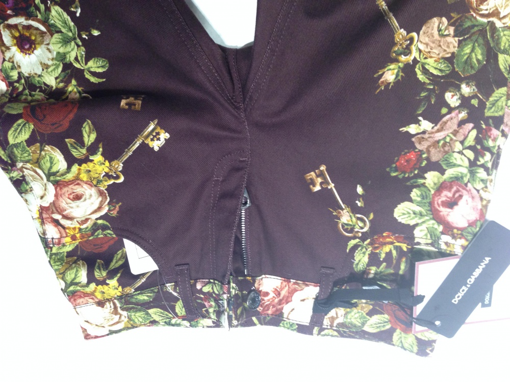 DOLCE&GABBANA джинсы из легендарной коллекции с ключами р.40 Новые Оригинал