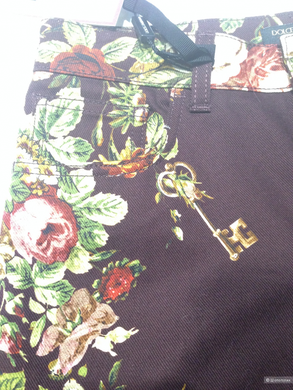 DOLCE&GABBANA джинсы из легендарной коллекции с ключами р.40 Новые Оригинал