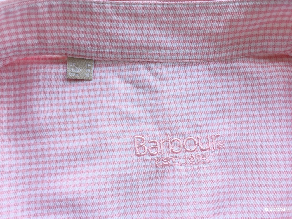 Шикарная рубашка от марки BARBOUR размер 44-46