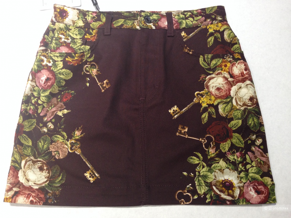 DOLCE&GABBANA юбка из легендарной коллекции с ключами р.44 Новая Оригинал