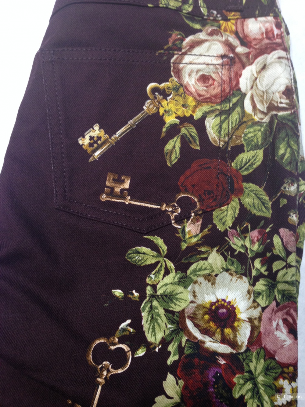 DOLCE&GABBANA джинсы из легендарной коллекции с ключами р.40 Новые Оригинал