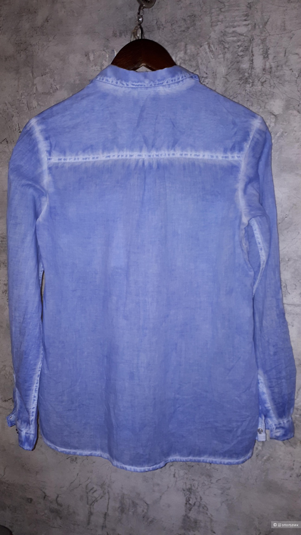 Рубашка S.Oliver 38 размер голубого цвета