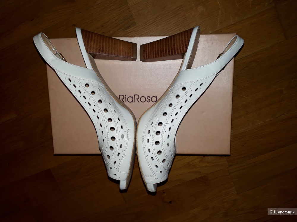 Белые туфли RiaRosa(Бразилия), размер 38
