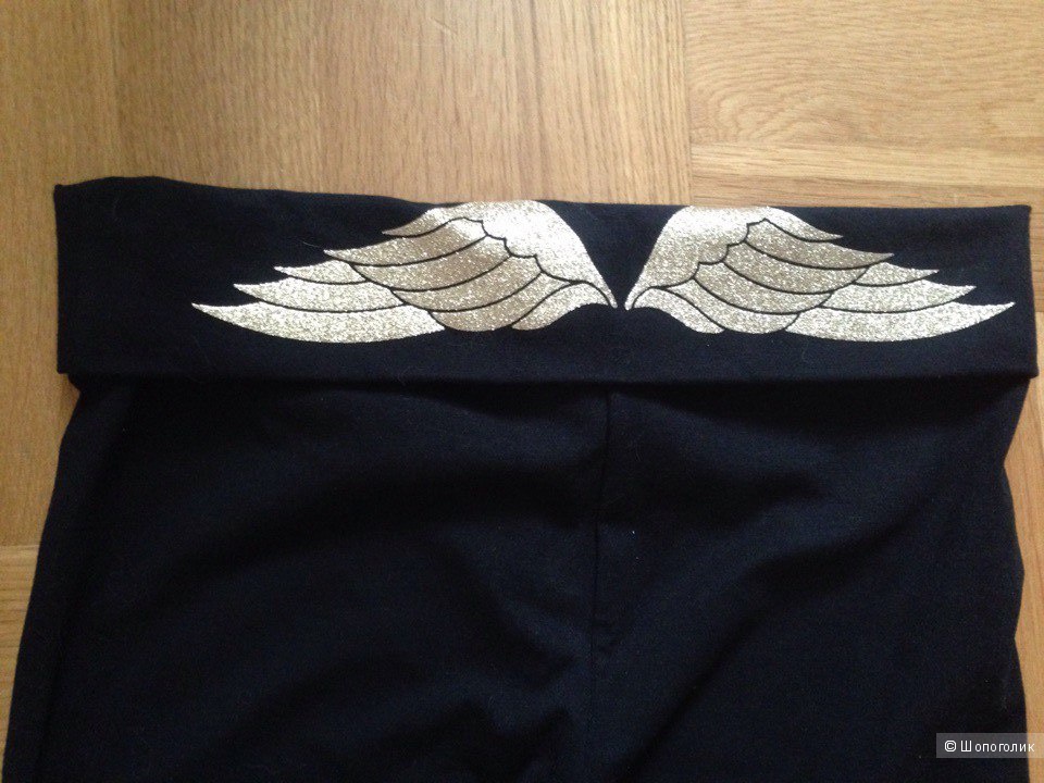 Новые леггинсы с золотыми крыльями для йоги\отдыха Victoria's Secret S