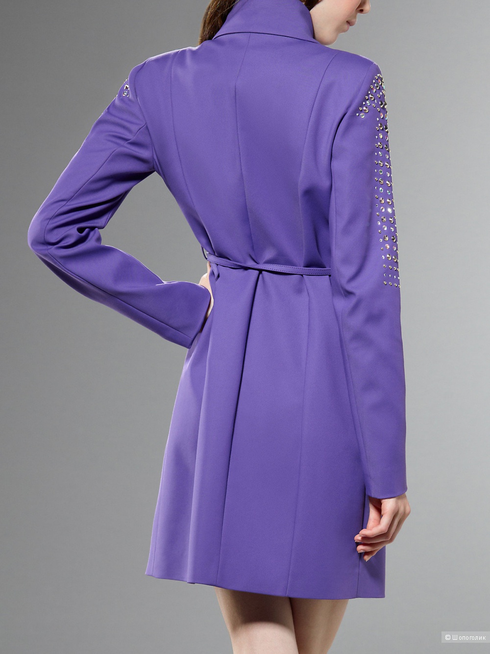 Потрясающее фиолетовое легкое пальто\тренч Patrizia Pepe р. 42 IT