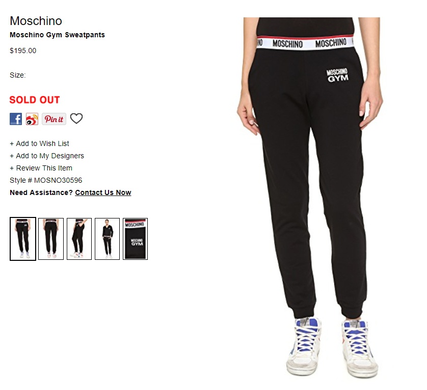 Домашние/спортивные штаны Moschino р. 46 по факту 48