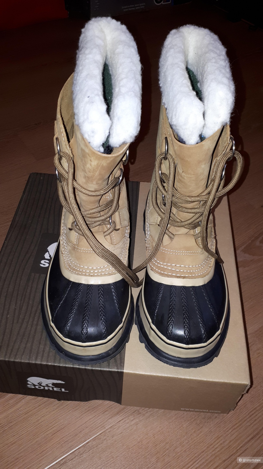 Женские ботинки Sorel Caribou с валенками 37 размер