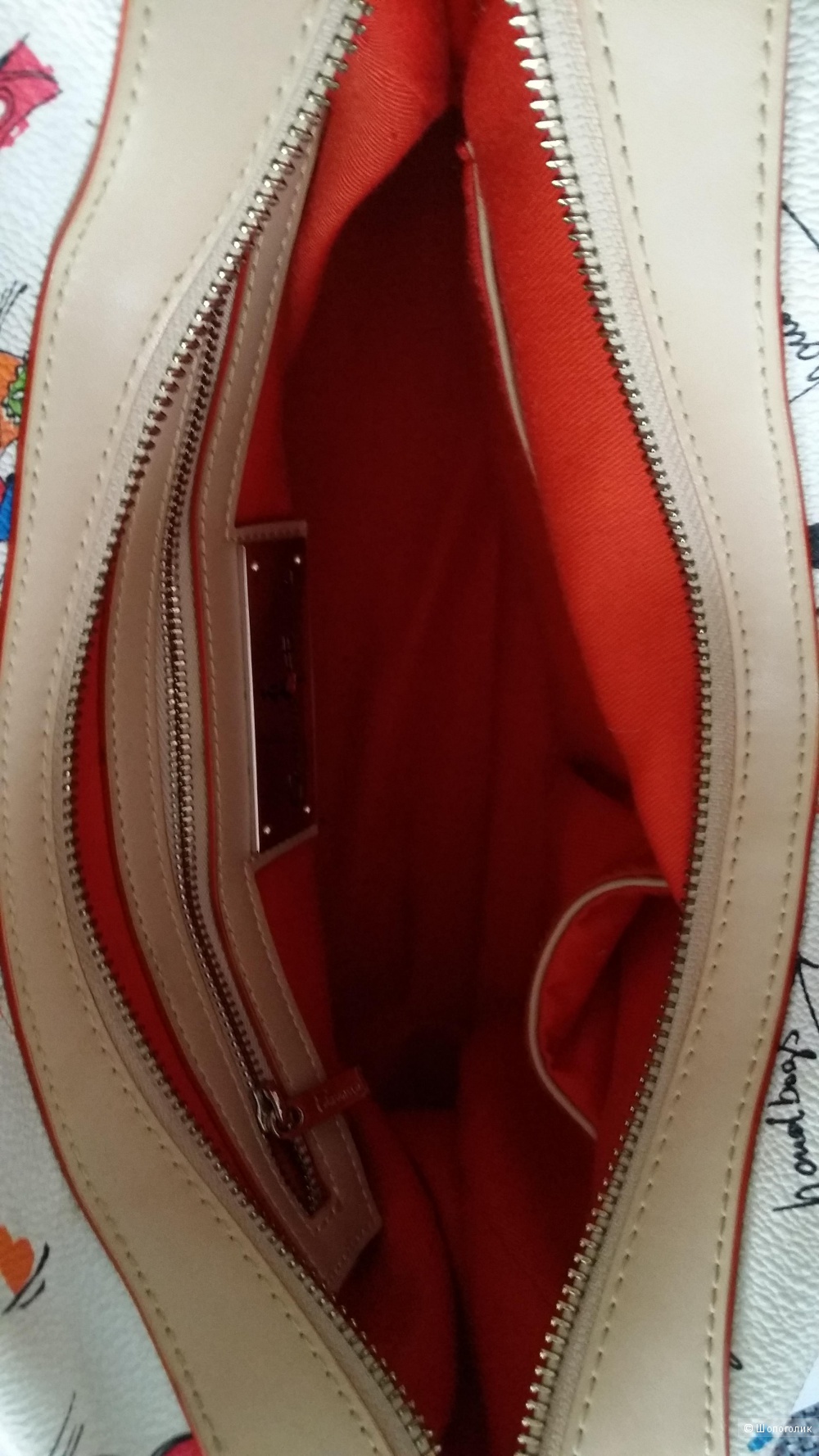 Сумка Cromia Femme, искусственная кожа, размер 34*22*16 см