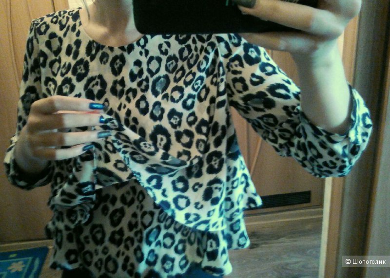 Леопардовая Блузка Zara S