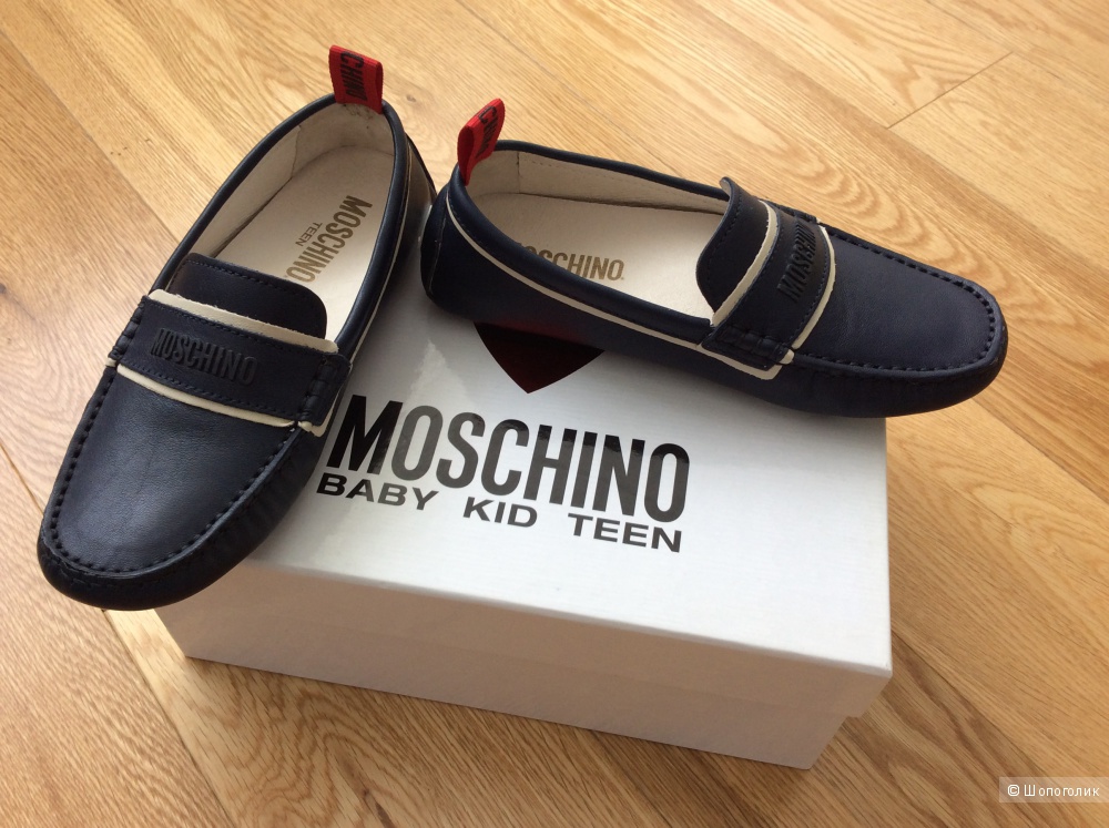 Детские мокасины Moschino р.32