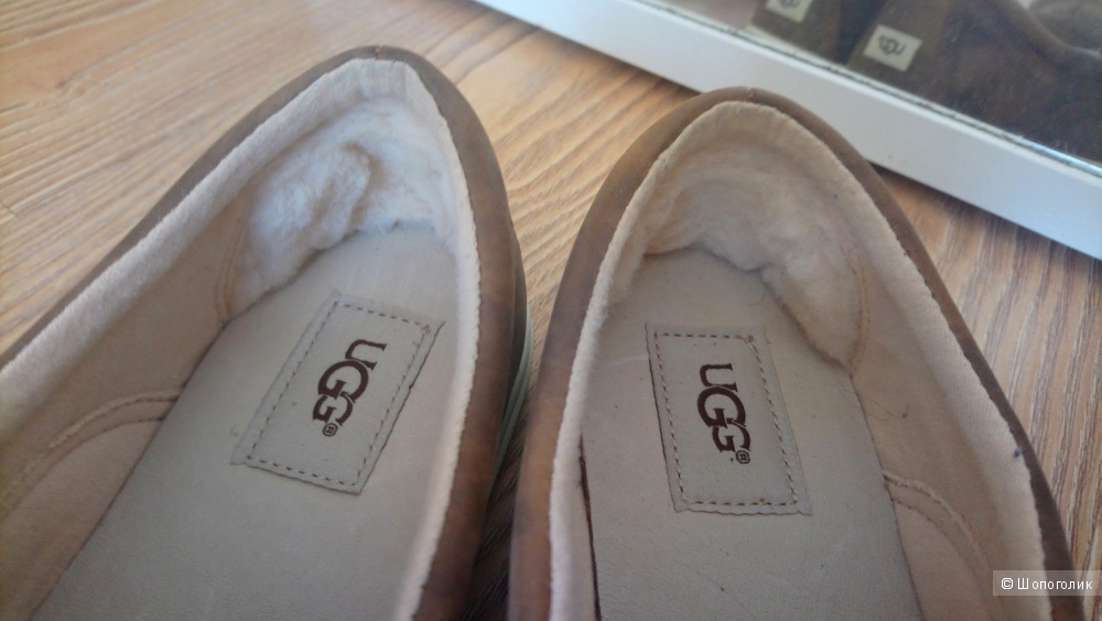 Слипоны из нубука UGG Австралия, 9,5 UK,40 RUS, 26,5 по стельке