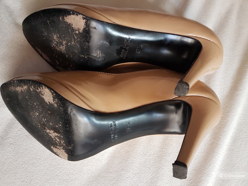Туфли женские кожаные, лак Pour La Victoire, 37,5 р.
