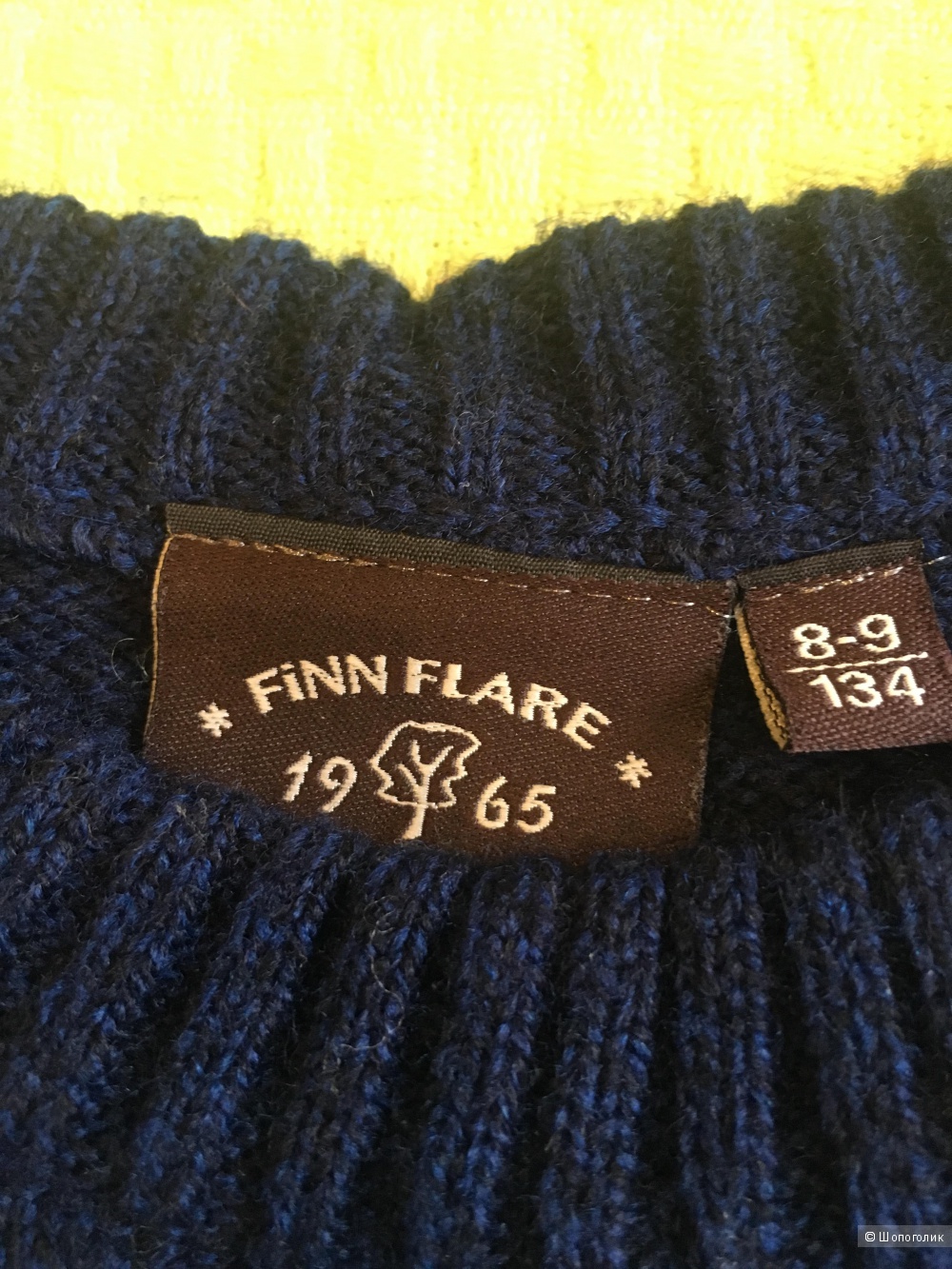 Детский тёплый свитер Finn Flare 134р.