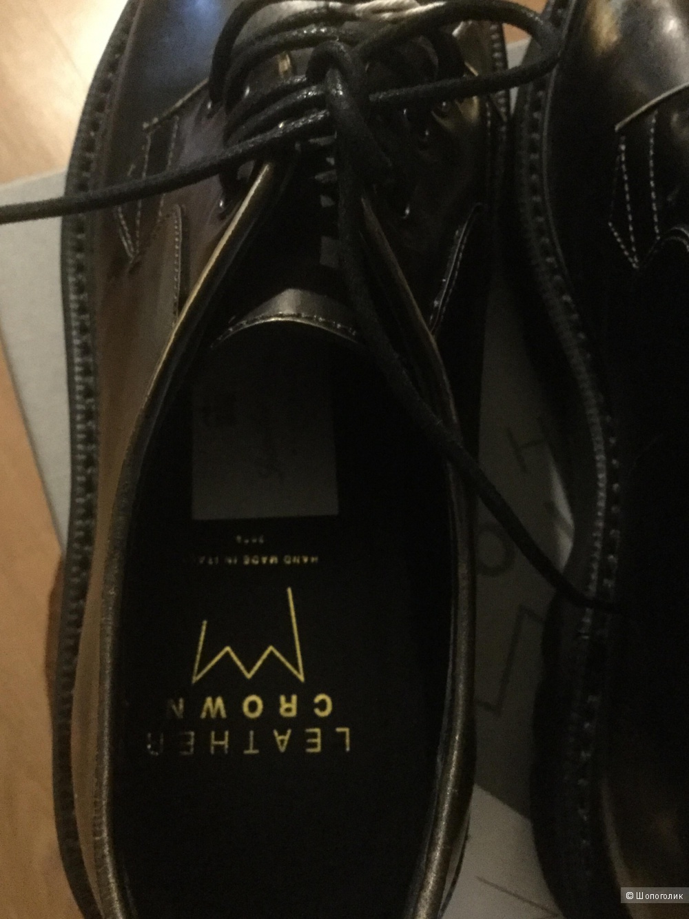 Осенние туфли на шнуровке Leather Crown 38