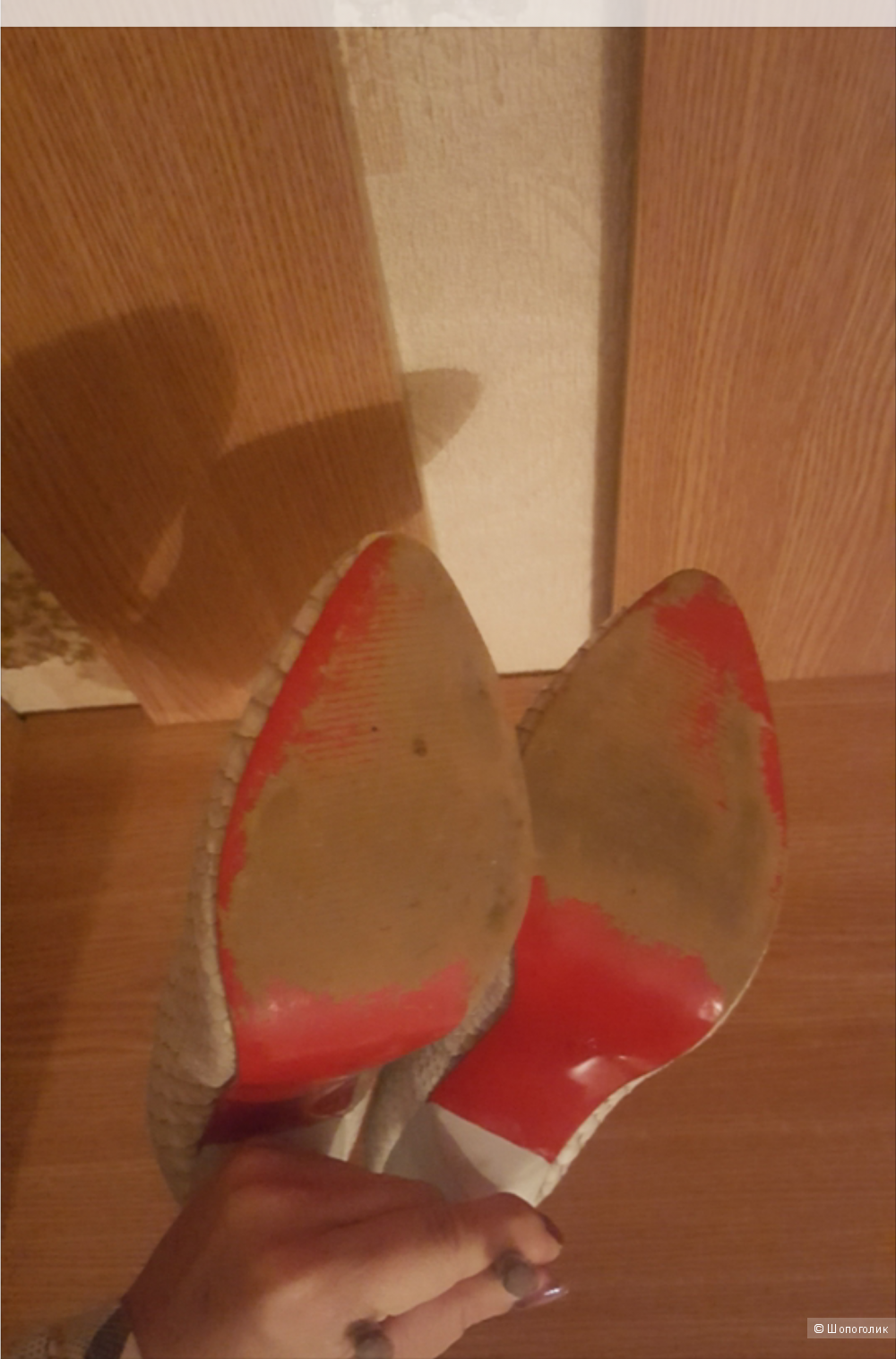Туфли casadei, выделка натуральной кожи под рептилию, на красной подошве, 36 размер     ве