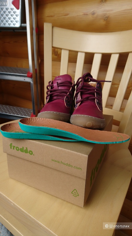 Демисезонные кожаные ботинки для девочки Froddo 27 размер