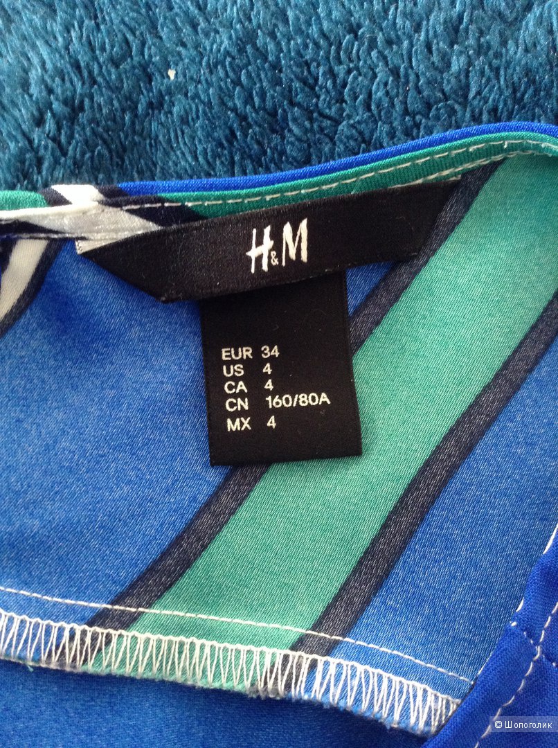 Блузка H&M 34 EUR (Российский 42-44)