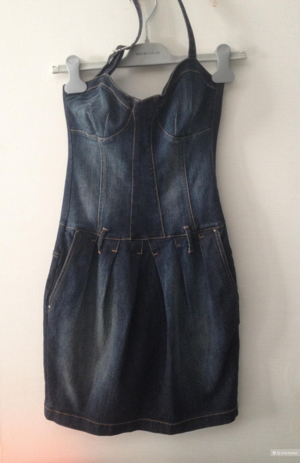 Платье джинсовое Rinascimento размер S на 40-42