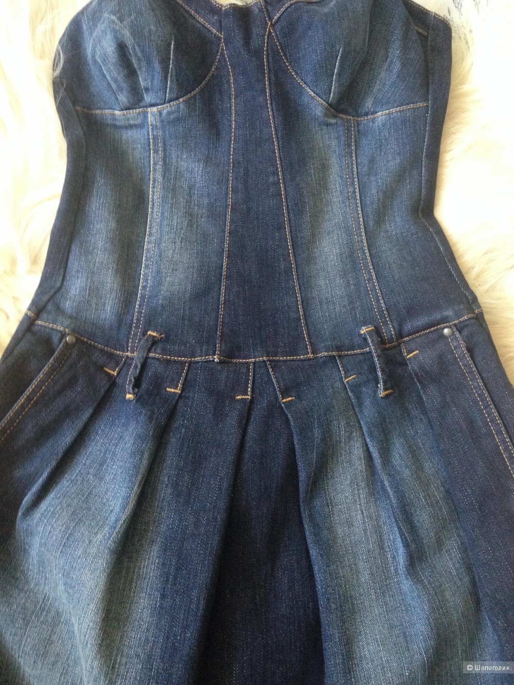 Платье джинсовое Rinascimento размер S на 40-42
