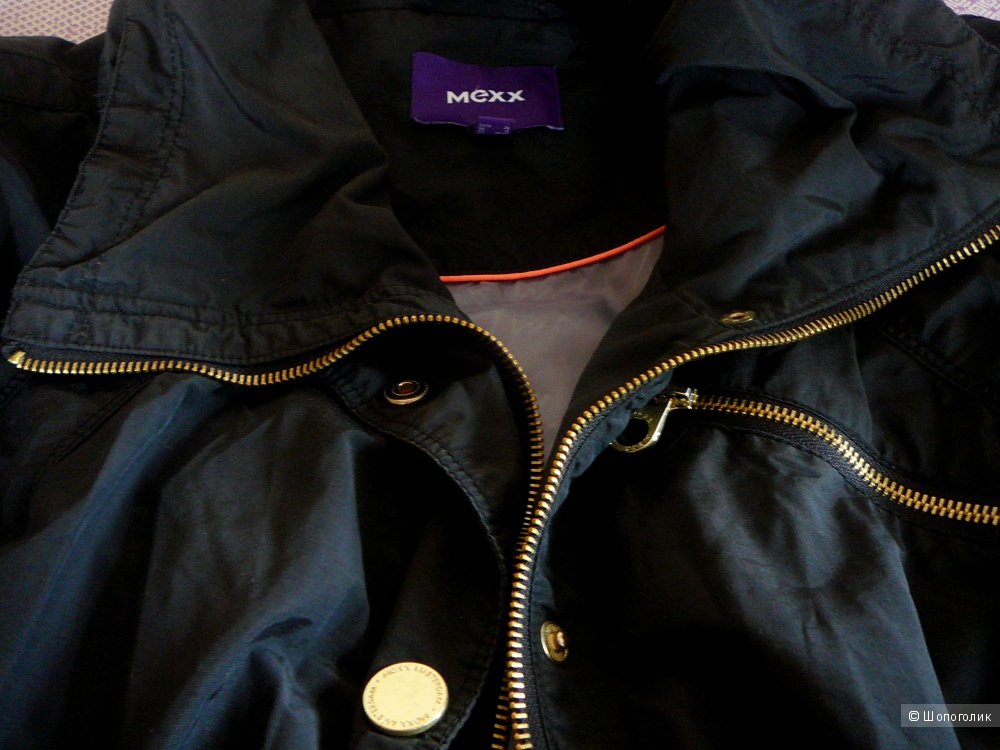 Черный плащ типа парки MEXX Amsterdam р44-46