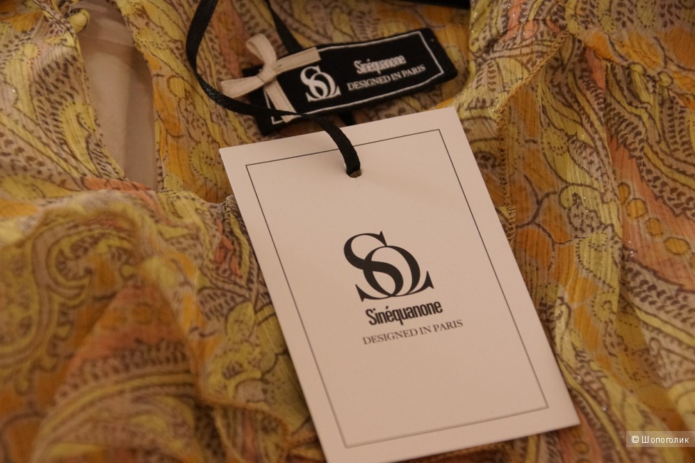 Новая шелковая блузка Sinequanone 36 размер