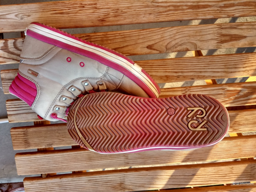 Ботинки Reima,для девочки,34 размер,кожа,нано-материал