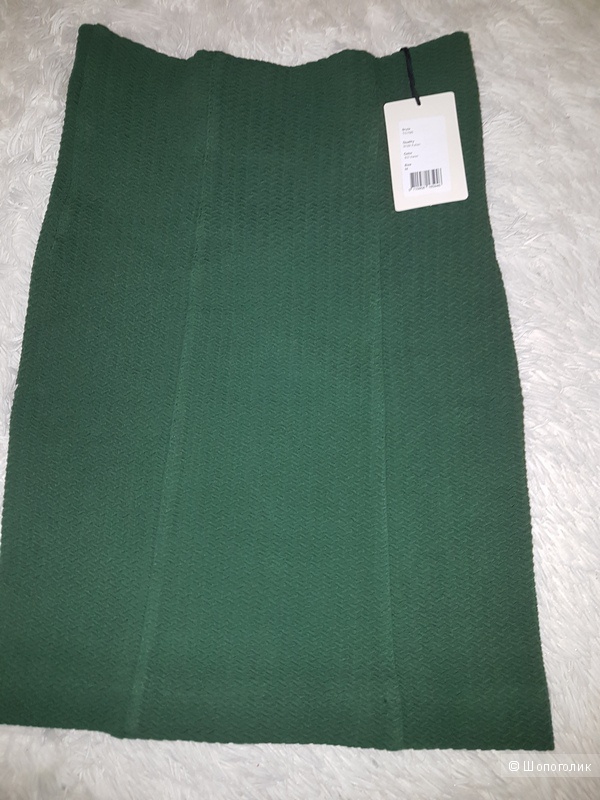 Облегающая юбка,  Ganni, зеленая, р. M, 46 р.